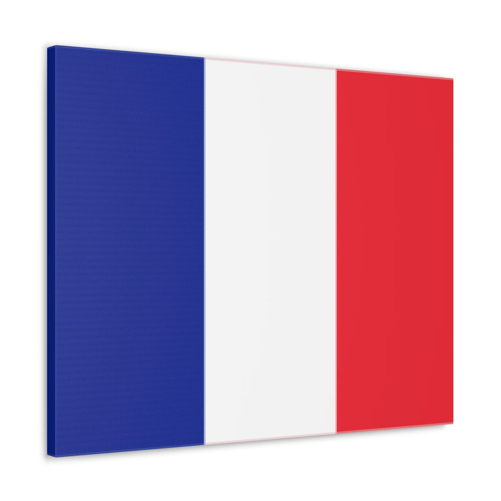 France Country Flag Canvas Vibrant Wall Art Unframed Home Decor